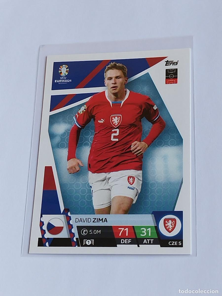 Cromos de F&uacute;tbol: ZIMA #CZE 5 CHEQUIA - TOPPS EUROCOPA 2024 MATCH ATTAX CHECA CZECHIA - UEFA EURO GERMANY 24 CZE5