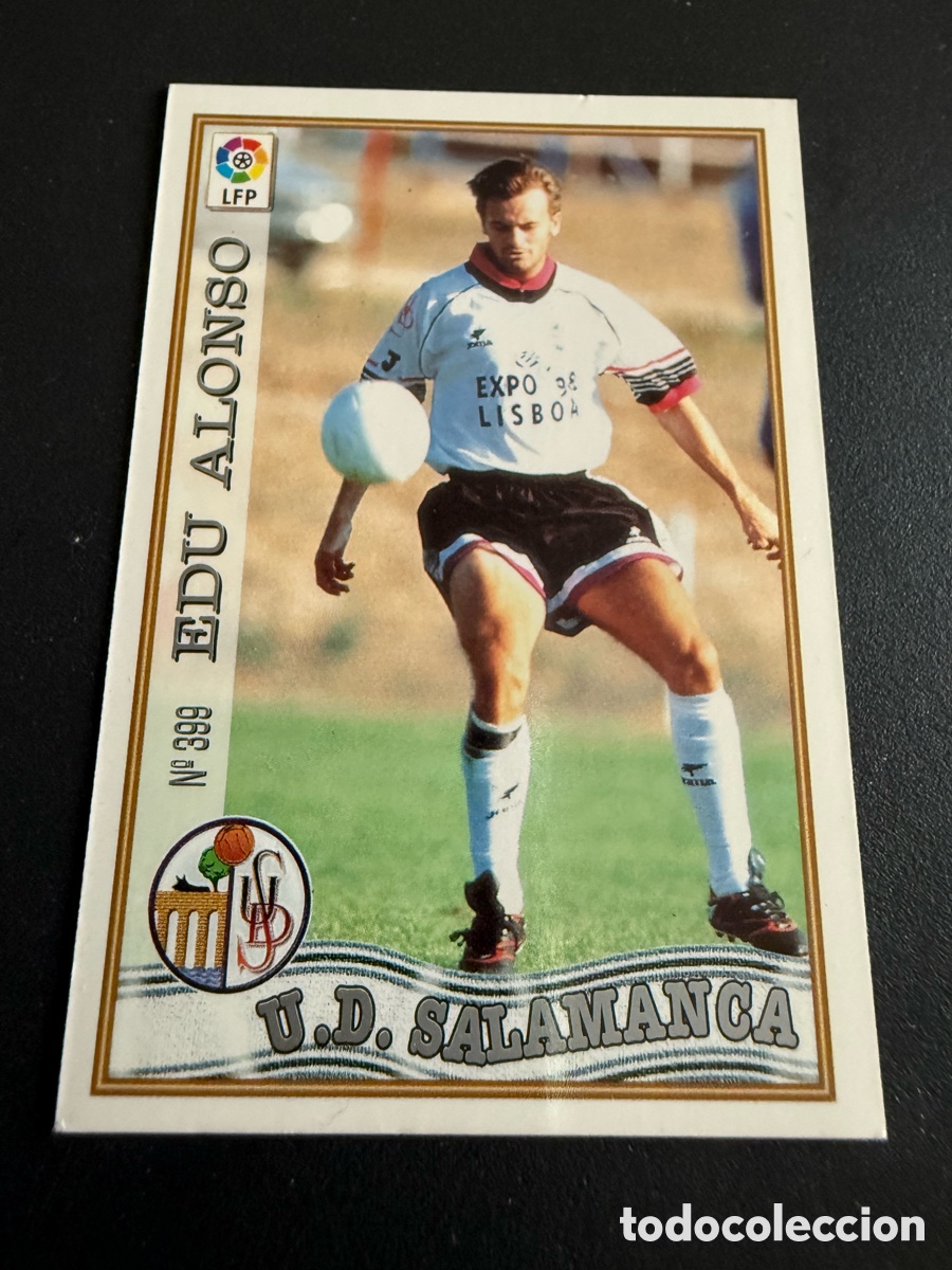 Football Stickers: MUNDICROMO 97-98. n 399. EDU ALONSO ( UD Salamanca)