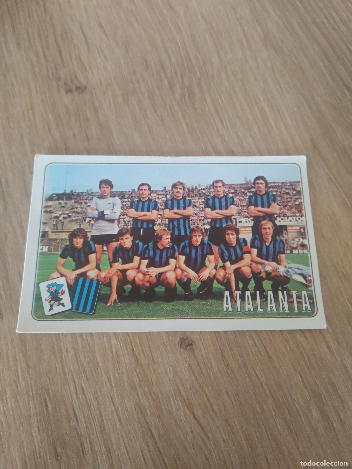 Cromos de F&uacute;tbol: 312 EQUIPO PLANTILLA ATALANTA CROMO FUTBOL PANINI LIGA ITALIA 76-77 CALCIATORI 1976-1977