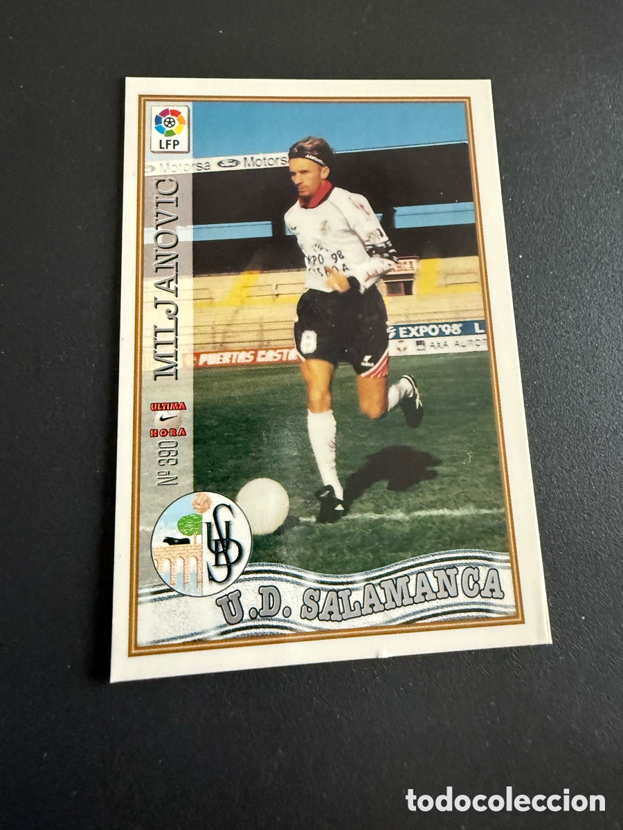 Cromos de F&uacute;tbol: MUNDICROMO 97-98. n 390 UH. MILJANOVIC ( UD Salamanca)