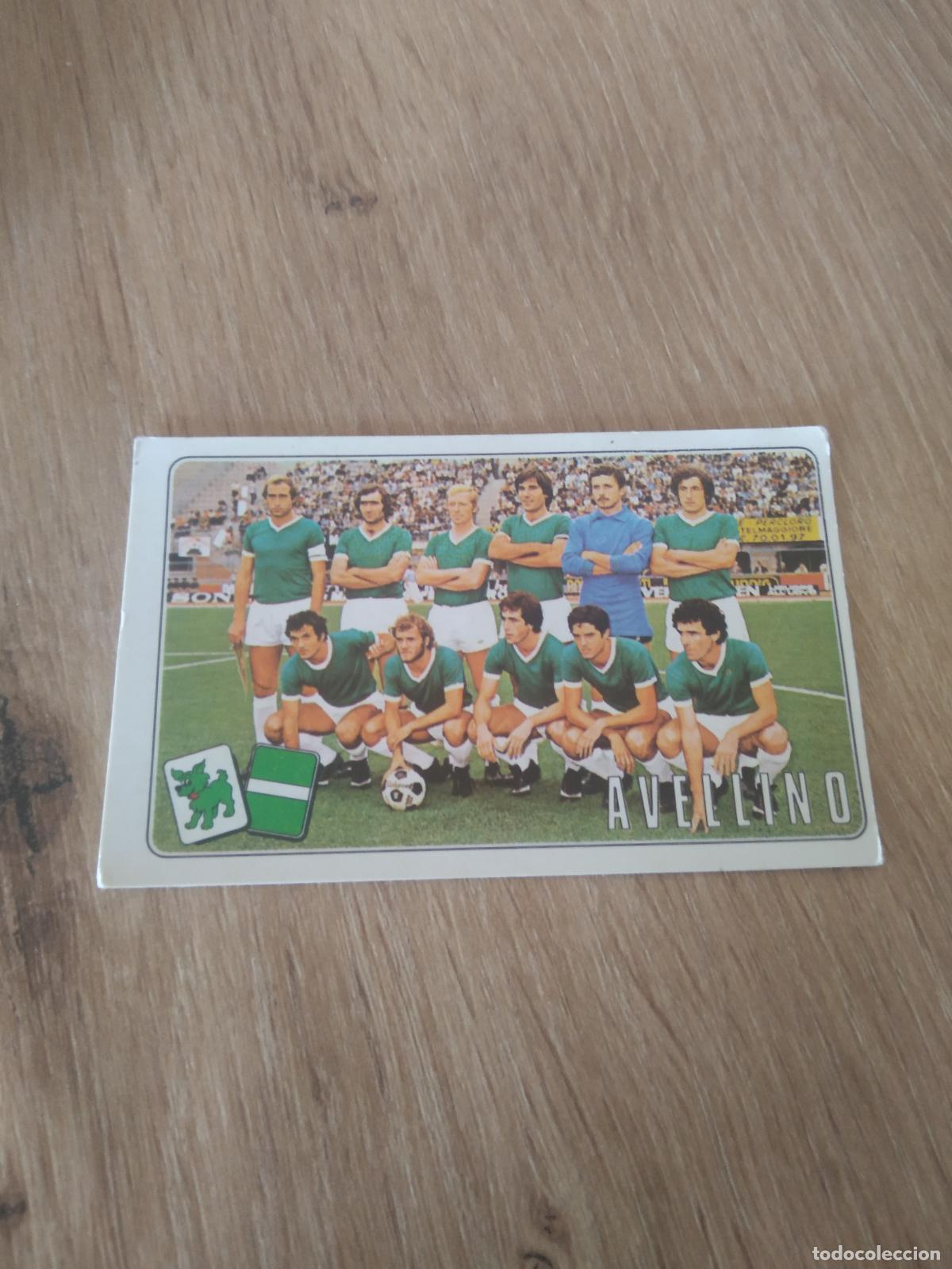 Cromos de F&uacute;tbol: 322 EQUIPO PLANTILLA AVELLINO CROMO FUTBOL PANINI LIGA ITALIA 76-77 CALCIATORI 1976-1977