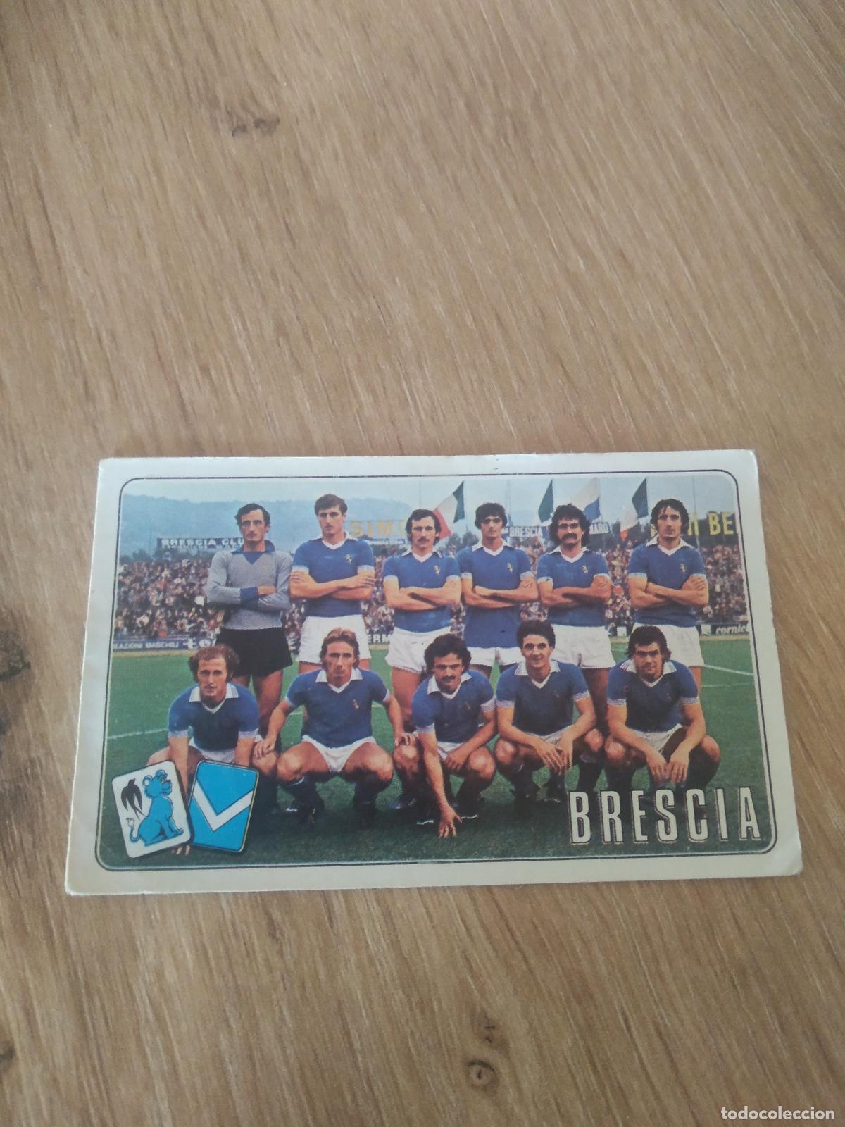 Cromos de F&uacute;tbol: 332 EQUIPO PLANTILLA BRESCIA CROMO FUTBOL PANINI LIGA ITALIA 76-77 CALCIATORI 1976-1977