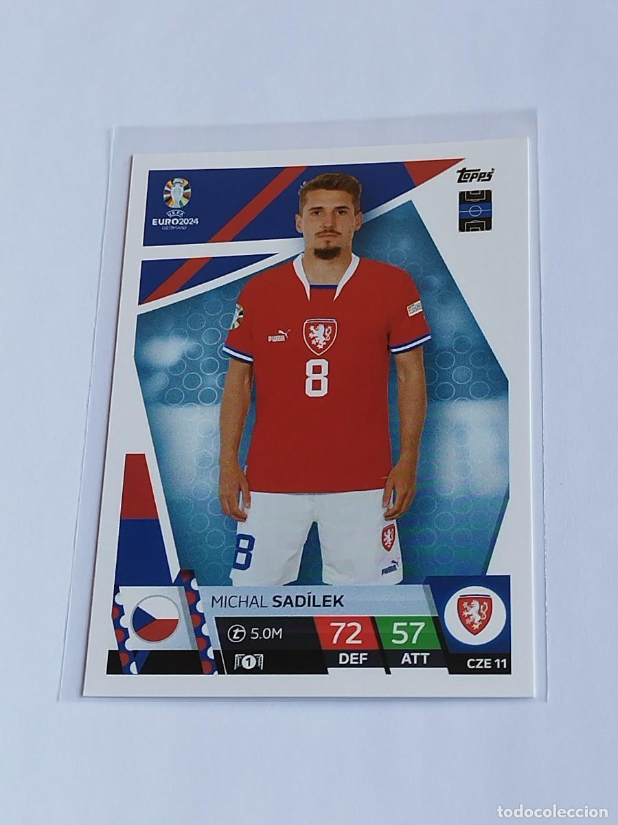 Cromos de F&uacute;tbol: SAD&Iacute;LEK #CZE 11 CHEQUIA - TOPPS EUROCOPA 2024 MATCH ATTAX CHECA CZECHIA - UEFA EURO GERMANY 24 CZE11