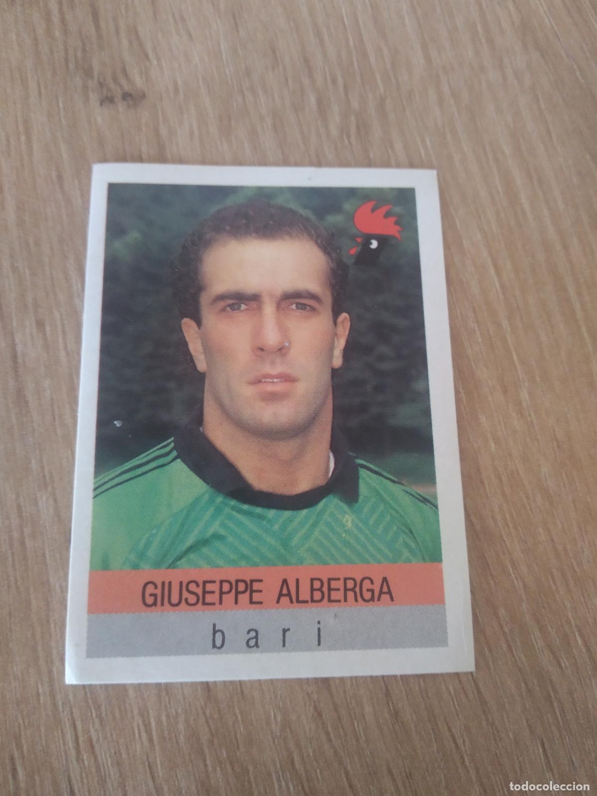 Cromos de F&uacute;tbol: 20 GIUSEPPE ALBERGA BARI CROMO FUTBOL PANINI LIGA ITALIA CALCIATORI Euroflash Calcioflash 1991