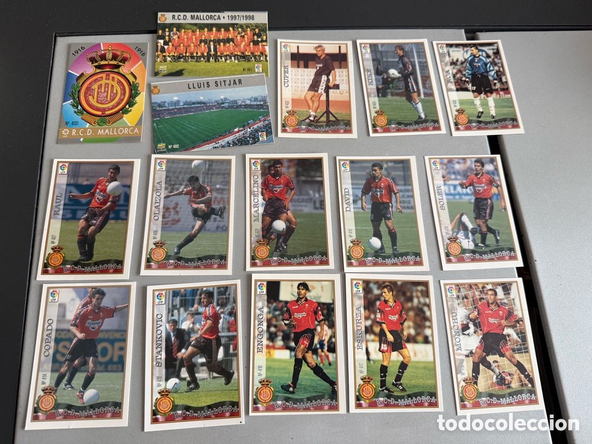 Cromos de F&uacute;tbol: MUNDICROMO 97-98. RCD MALLORCA 16 cromos