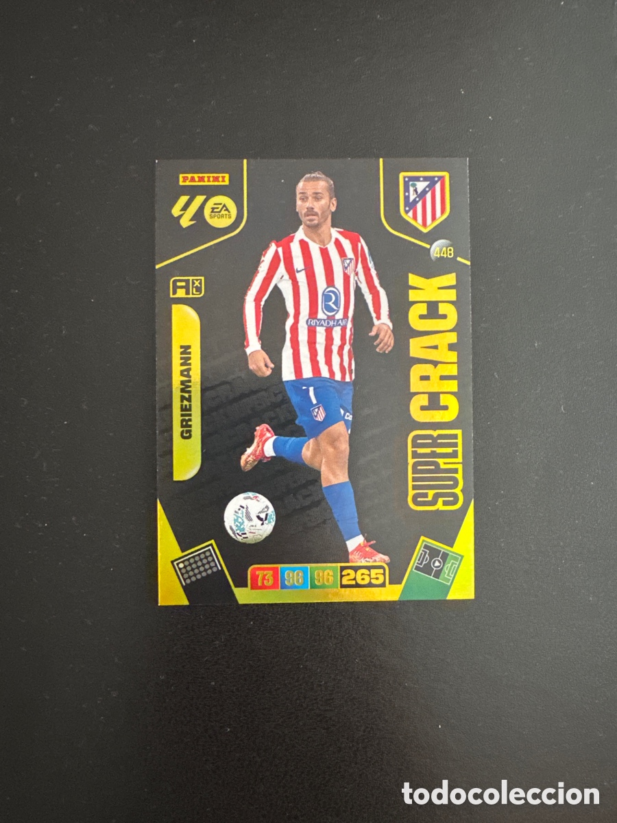 Cromos de F&uacute;tbol: GRIEZMANN SUPERCRACK NUMERO 448 ADRENALYN 2025 2026
