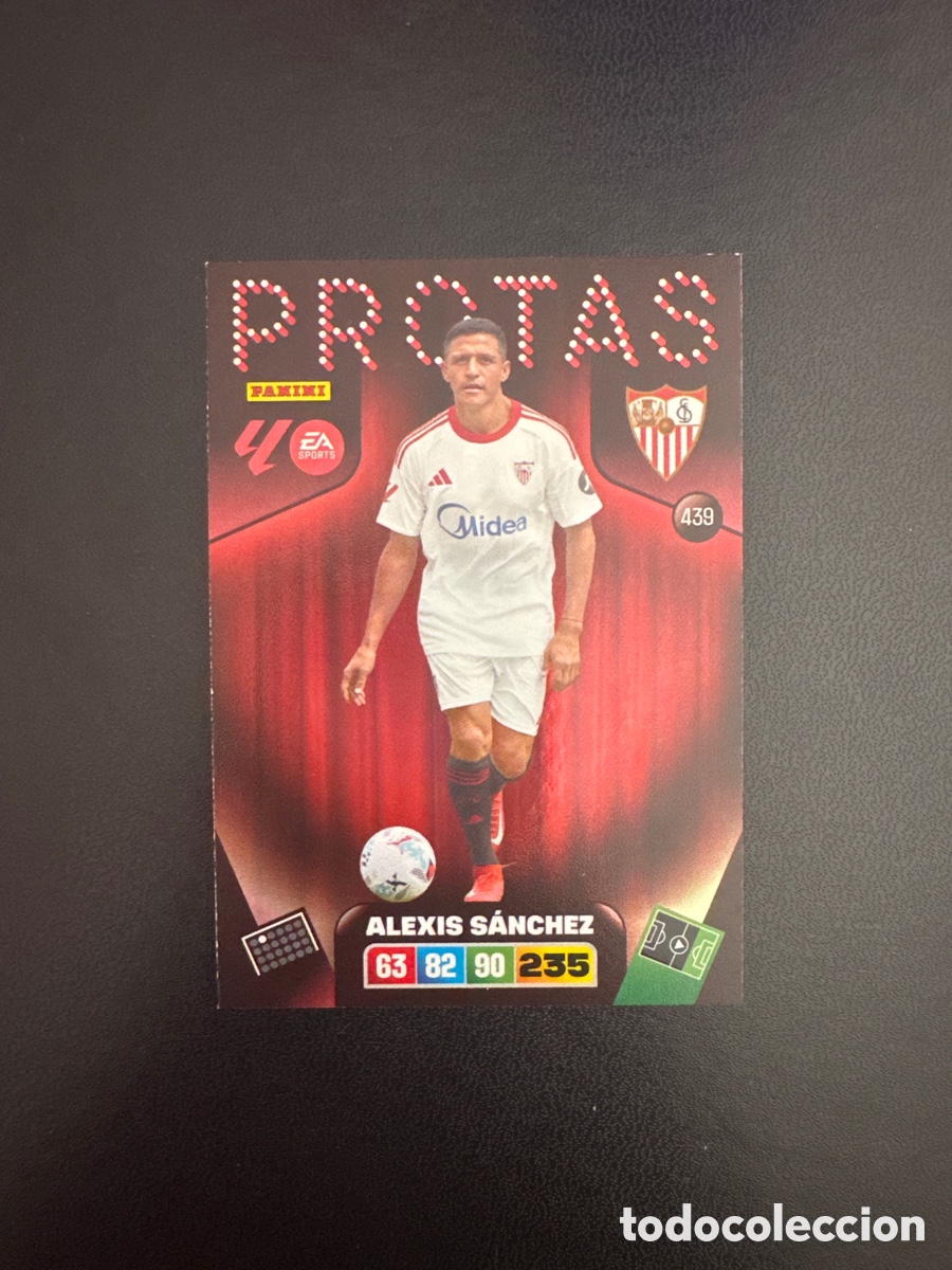 Cromos de F&uacute;tbol: ALEXIS S&Aacute;NCHEZ PROTAS NUMERO 439 ADRENALYN 2025 2026