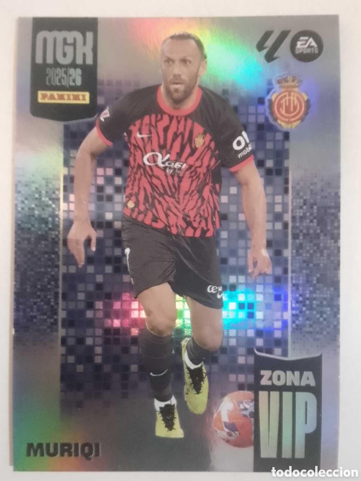Cromos de F&uacute;tbol: Megacracks 2025/26 n&deg; 402 Muriqi &bull; Mallorca. ZONA VIP.
