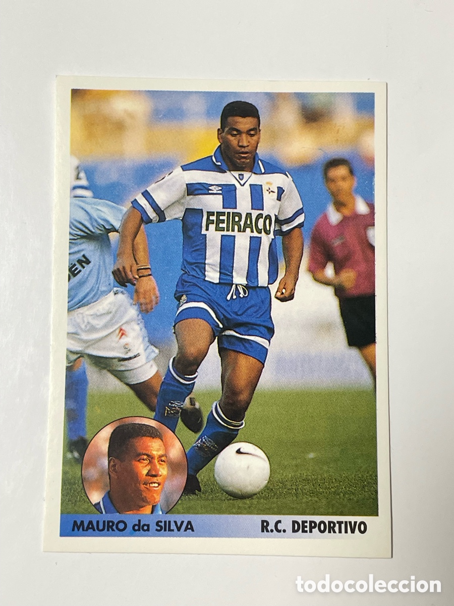 Cromos de F&uacute;tbol: Mauro Silva Deportivo de La Coru&ntilde;a Panini Los mejores equipos de Europa 1996/97 #114