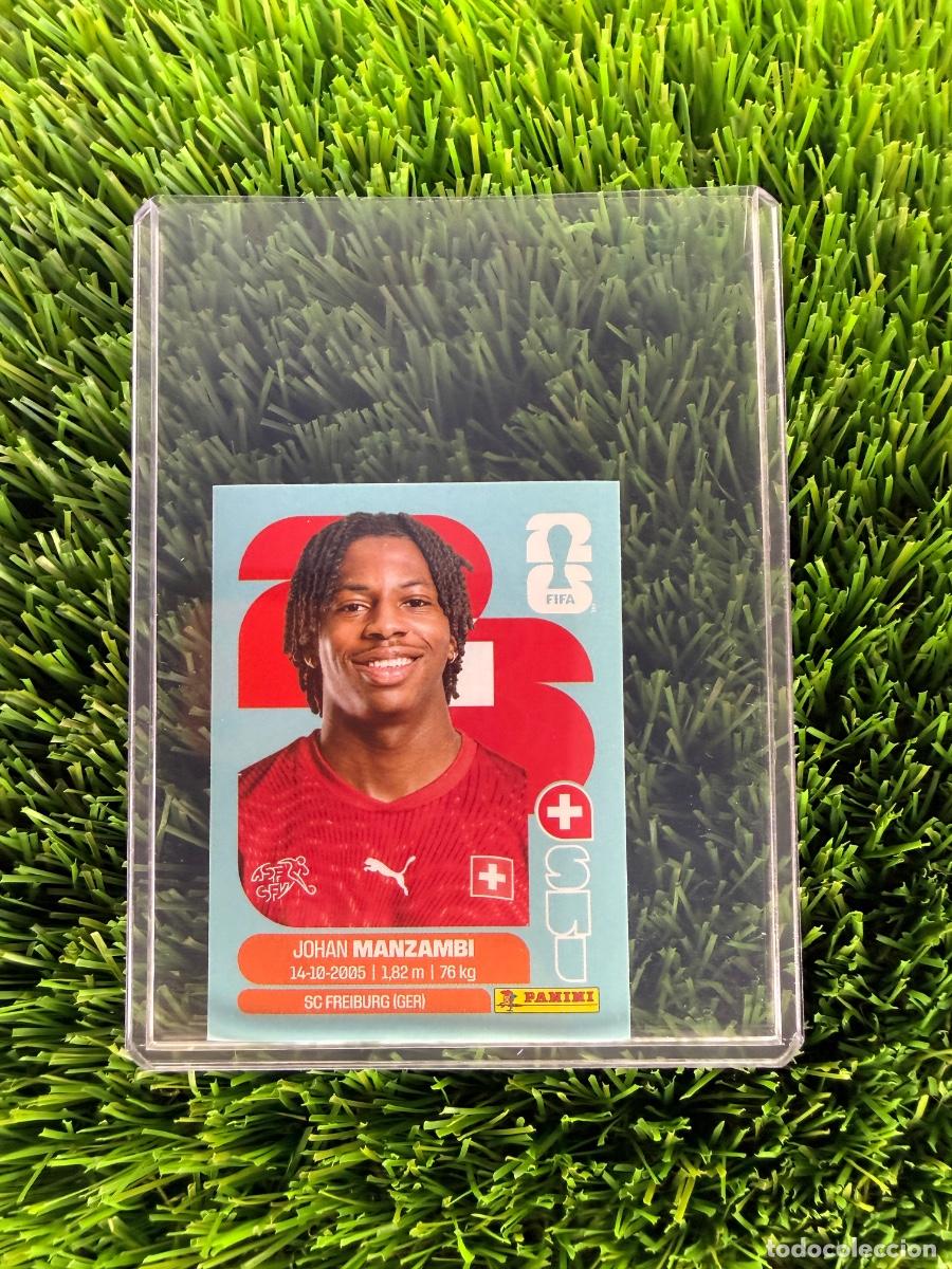 Cromos de F&uacute;tbol: N&ordm; SUI15 Johan Manzambi Suiza Mundial 2026 Stickers