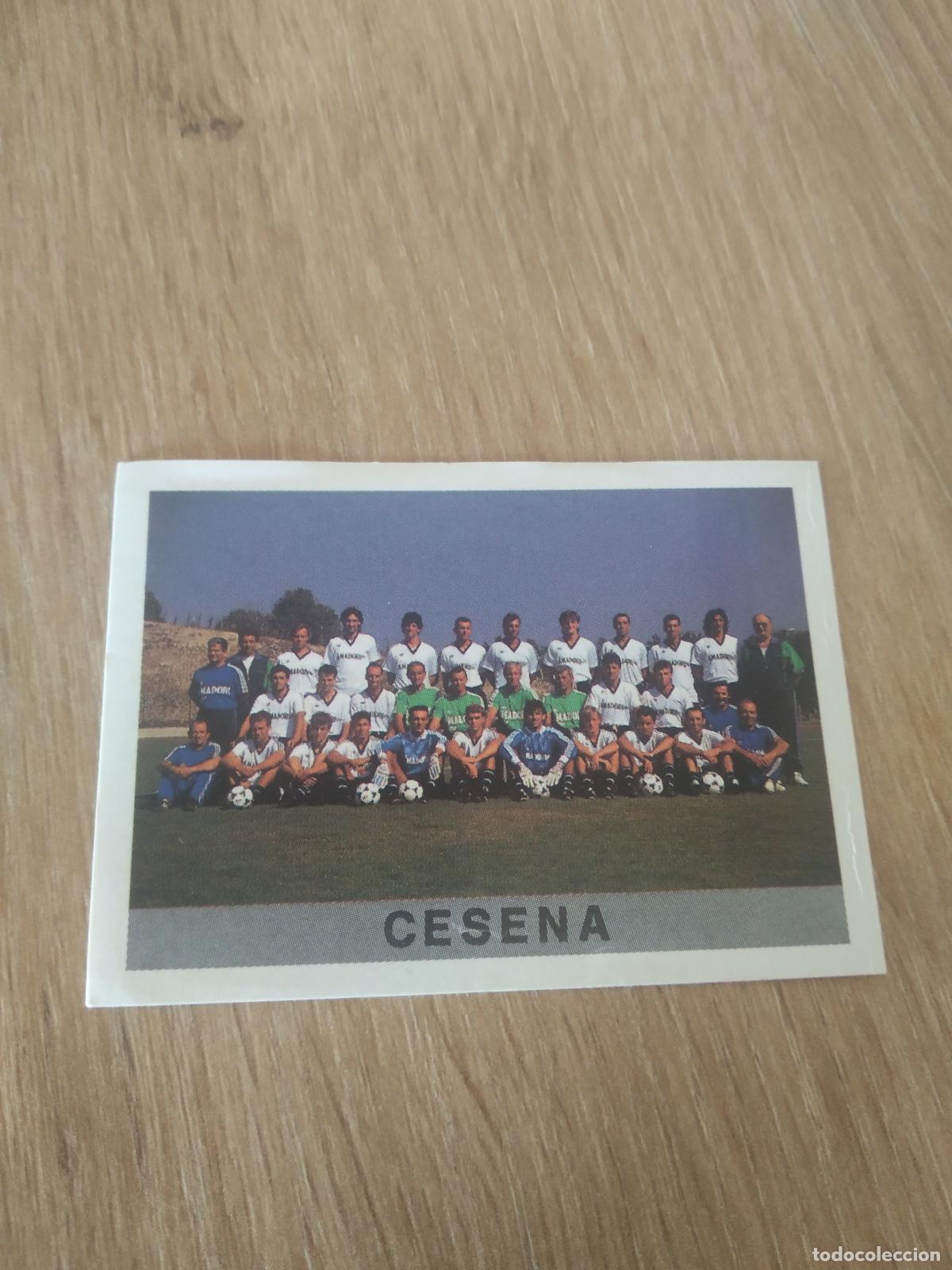 Cromos de F&uacute;tbol: 69 EQUIPO PLANTILLA CESENA CROMO FUTBOL PANINI LIGA ITALIA CALCIATORI Euroflash Calcioflash 1991