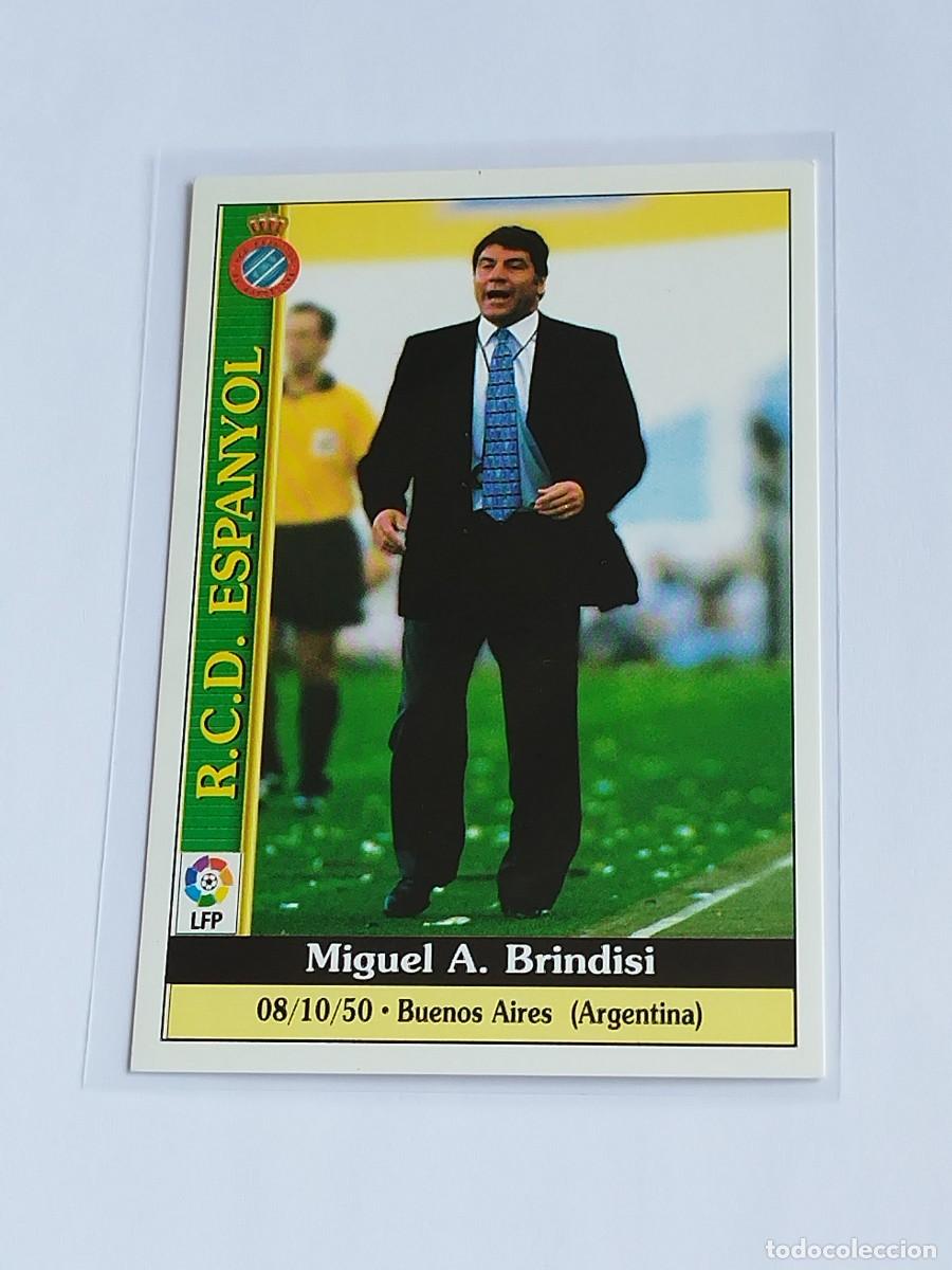 Cromos de F&uacute;tbol: BRINDISI #110 RCD ESPANYOL - MUNDICROMO LAS FICHAS DE LA LIGA 1999 2000 - MC 99 00 CROMO FUTBOL