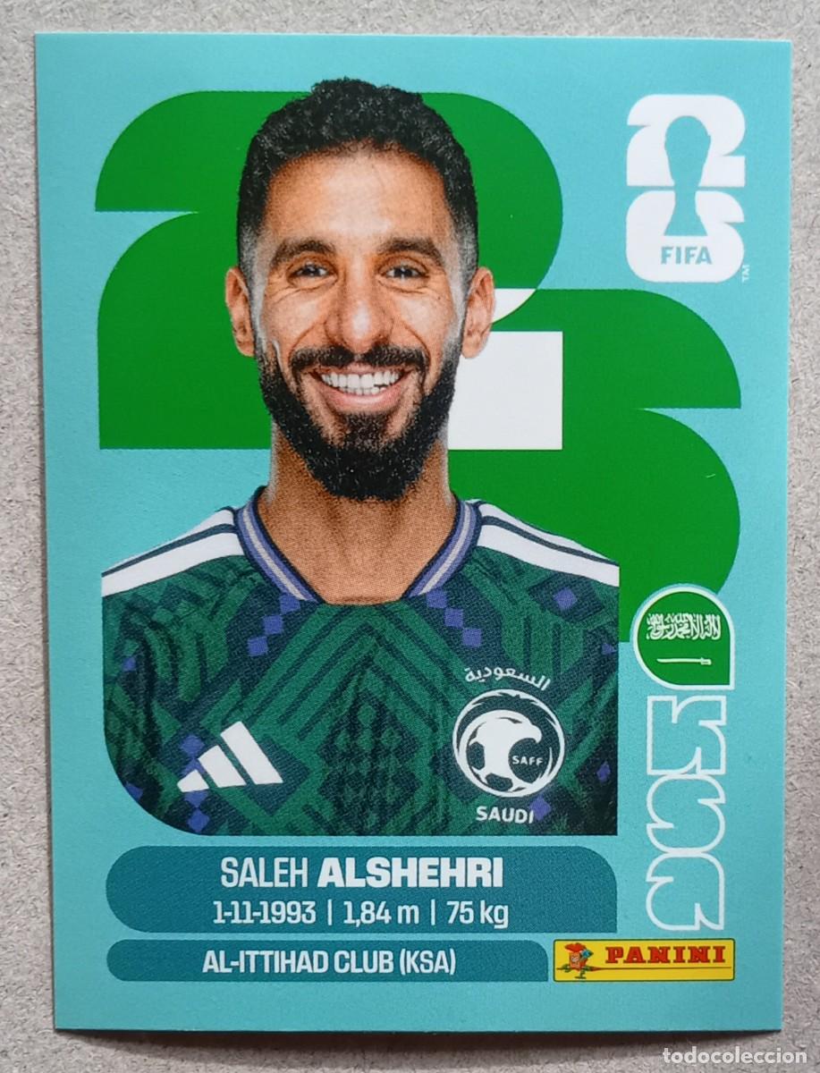 Cromos de F&uacute;tbol: Figurina Panini 2026 Cromo World Cup Usa Mundial 2026 Saleh Alshehri Saudi Arabia n KSA 19