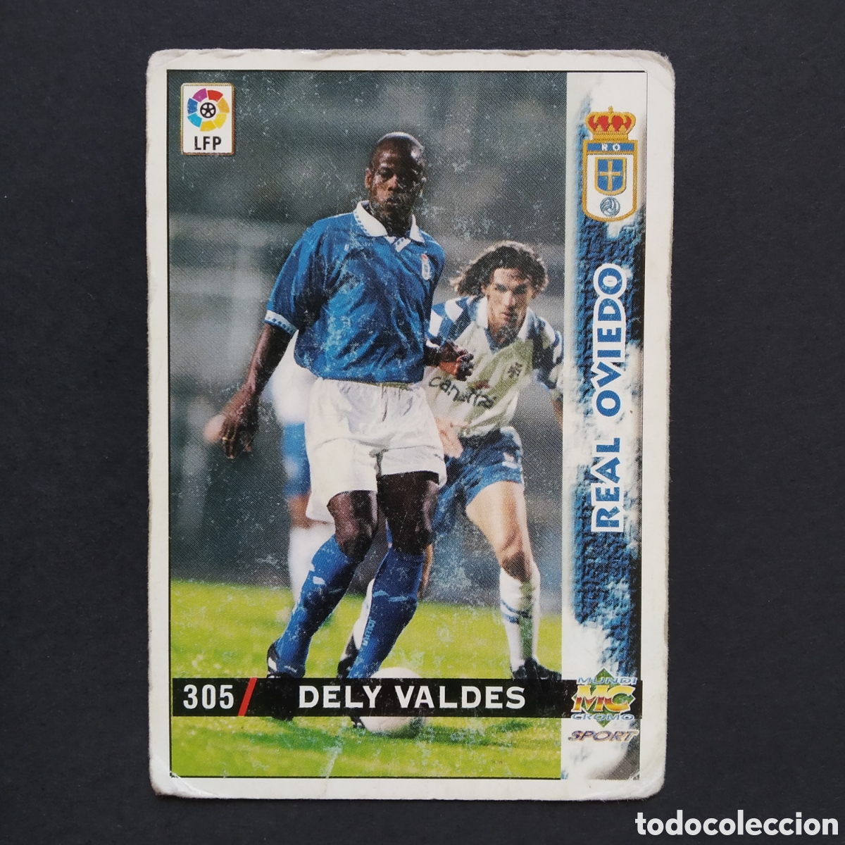 Cromos de F&uacute;tbol: CROMO - N&ordm; 0305 - DELY VALDES - REAL OVIEDO - LAS FICHAS DE LA LIGA 98-99 (1998 / 1999) - MUNDICROMO