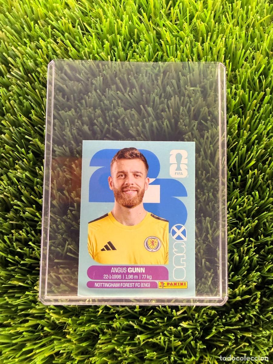 Cromos de F&uacute;tbol: N&ordm; SCO2 Angus Gunn Escocia Mundial 2026 Stickers