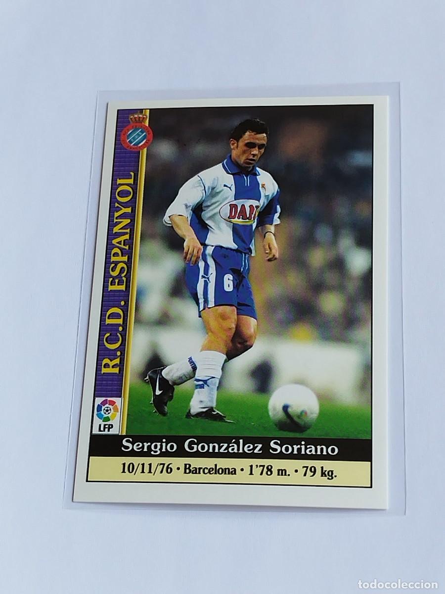Cromos de F&uacute;tbol: SERGIO #121 RCD ESPANYOL - MUNDICROMO LAS FICHAS DE LA LIGA 1999 2000 MC 99 00 CROMO FUTBOL