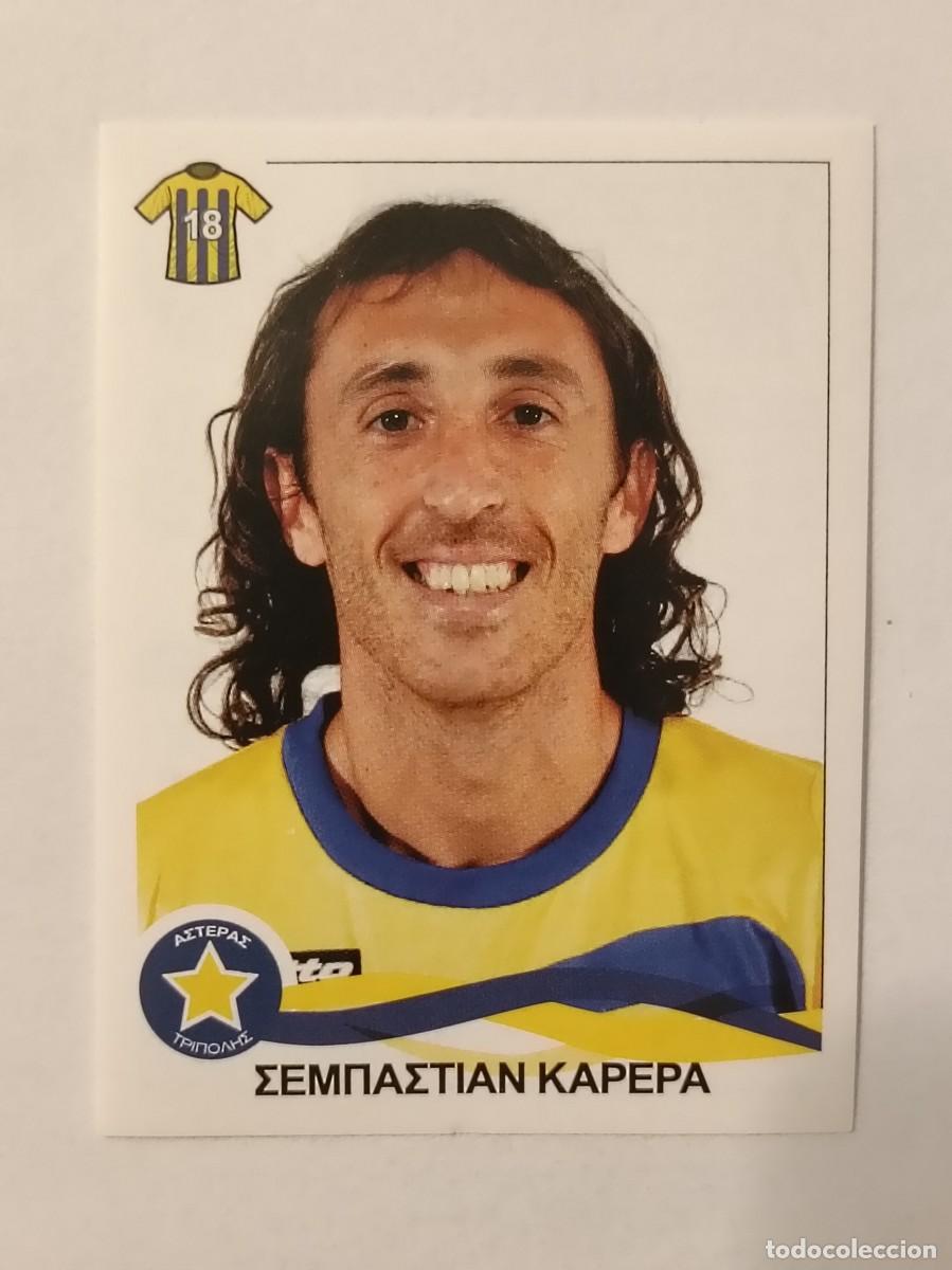 Cromos de F&uacute;tbol: #62 SEBASTIAN CARRERA (ASTERAS TRIPOLI) SUPERLIGA GRECIA 09/10 PANINI