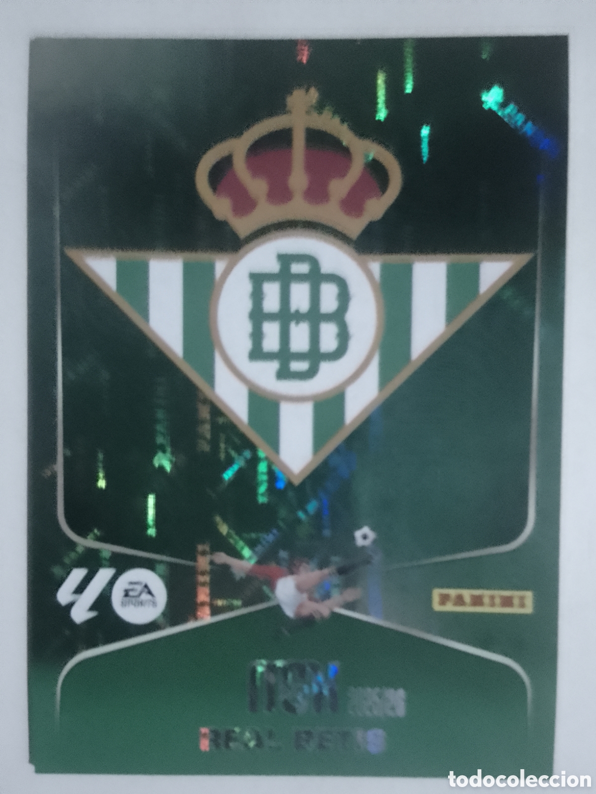 Cromos de F&uacute;tbol: Megacracks 2025/26 n&deg; 91 escudo Betis.