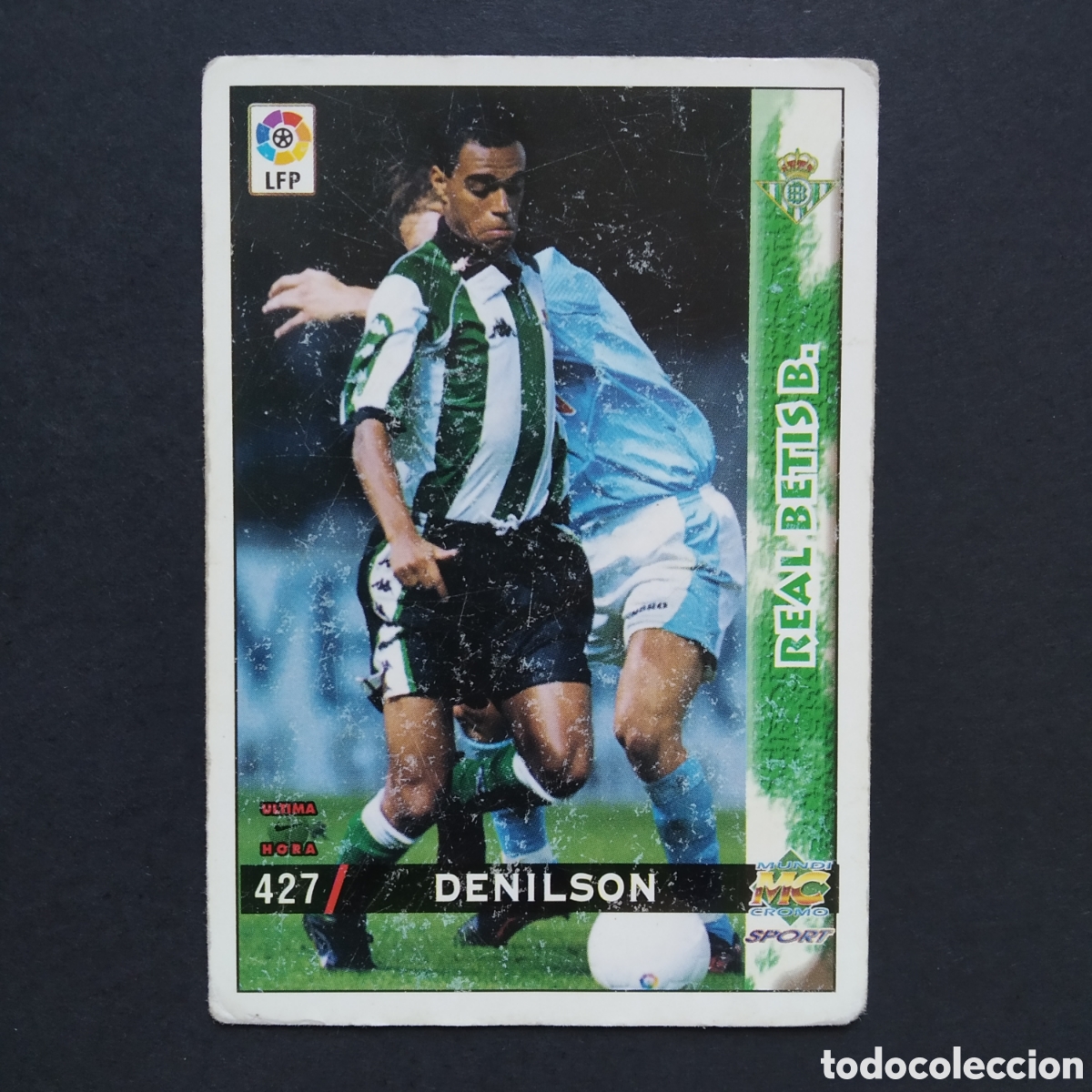Figurine di Calcio: CROMO - N&ordm; 0427 - DENILSON (UH) - R BETIS B - LAS FICHAS DE LA LIGA 98-99 (1998 / 1999) - MUNDICROMO