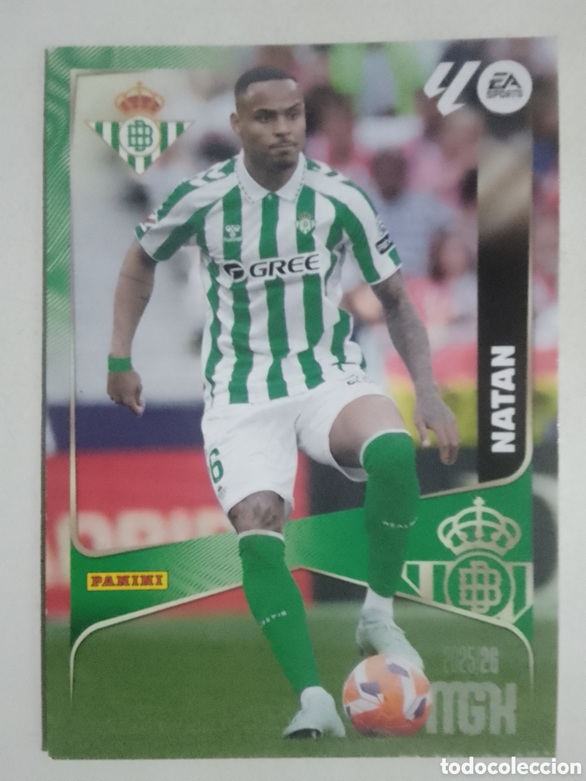 Cromos de F&uacute;tbol: Megacracks 2025/26 n&deg; 97 Natan &bull; Betis.