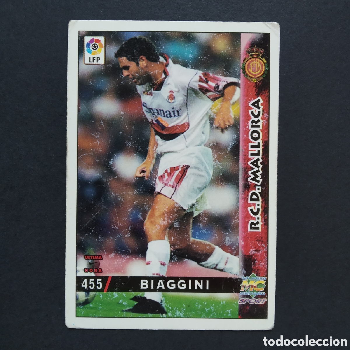 Cromos de F&uacute;tbol: CROMO - N&ordm; 0455 - BIAGGINI (UH) - RCD MALLO - LAS FICHAS DE LA LIGA 98-99 (1998 / 1999) - MUNDICROMO