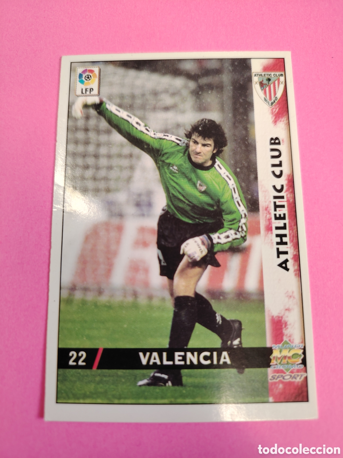 Cromos de F&uacute;tbol: ATHLETIC BILBAO-N&deg;22-VALENCIA-MUNDICROMO FICHAS DE LA LIGA 1998 1999 98 99