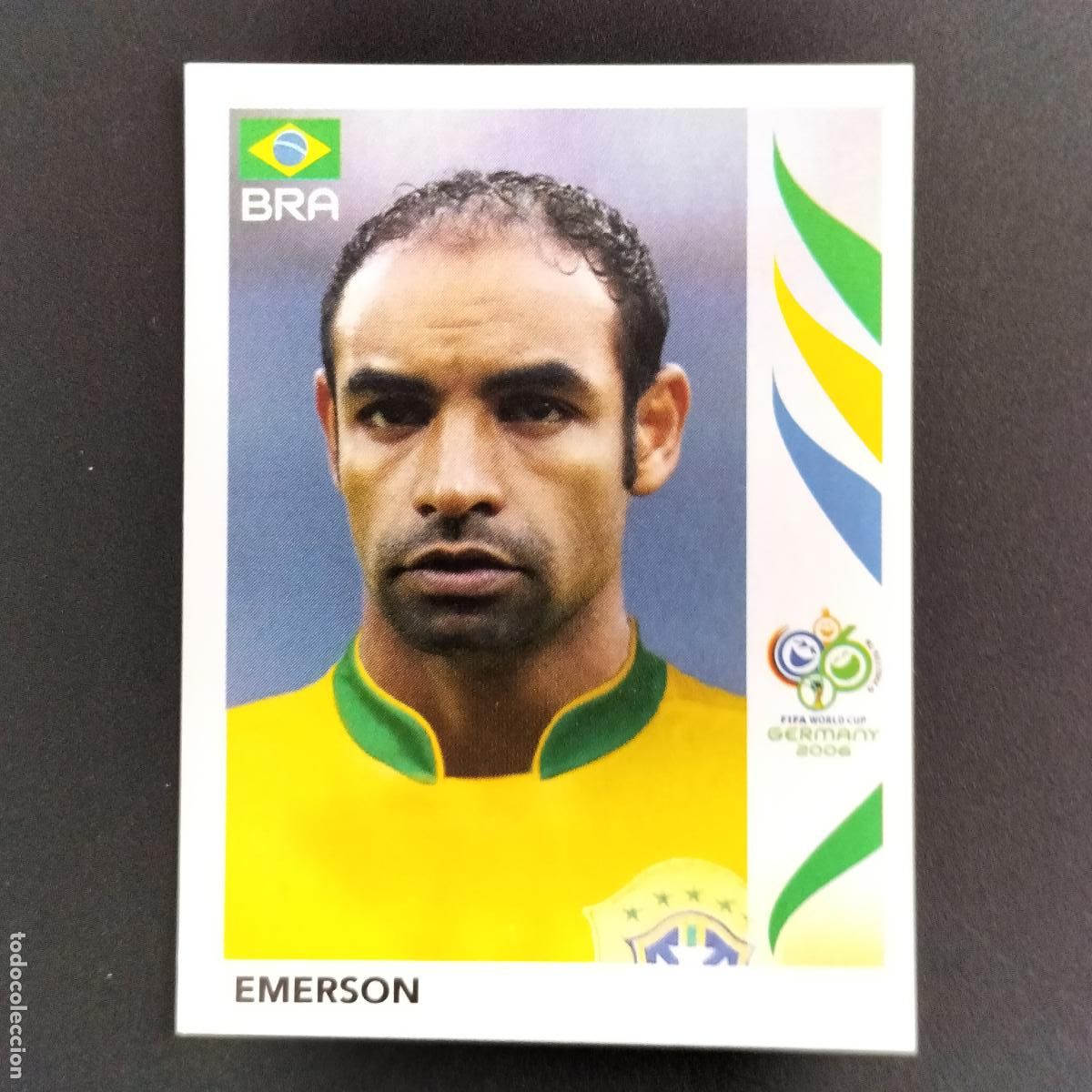 Cromos de F&uacute;tbol: 387 EMERSON BRASIL CROMOS ALBUM FIFA WORLD CUP GERMANY 2006 MUNDIAL ALEMANIA PANINI