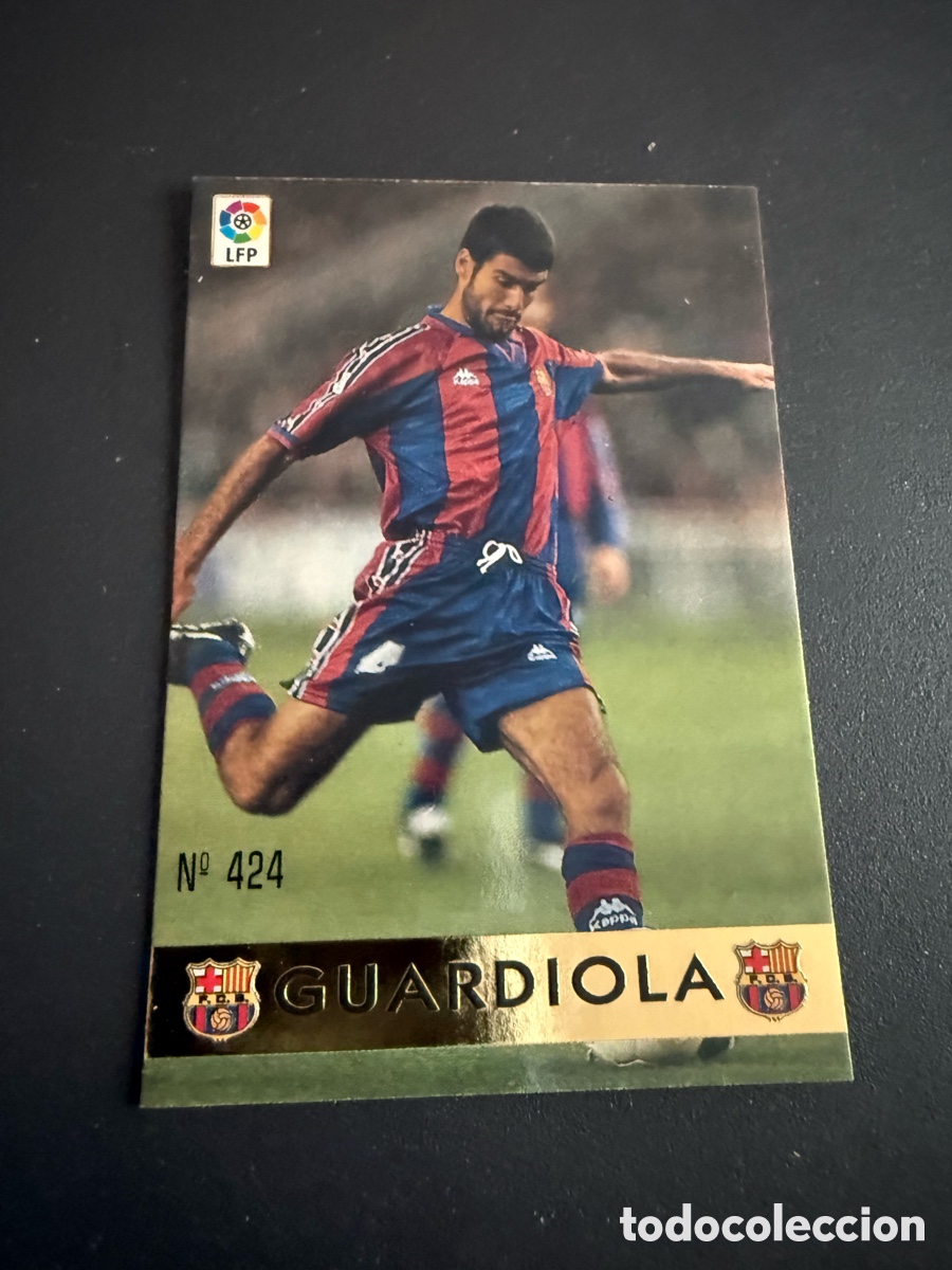 Cromos de F&uacute;tbol: MUNDICROMO 97-98. n 424. EL MEJOR. GUARDIOLA