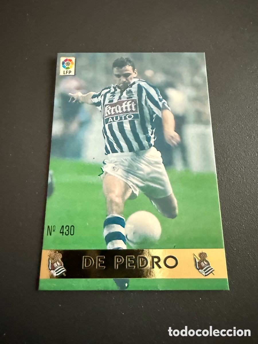 Cromos de F&uacute;tbol: MUNDICROMO 97-98. n 430. EL MEJOR. DE PEDRO