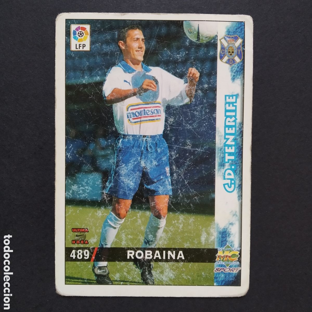Cromos de F&uacute;tbol: CROMO - N&ordm; 0489 - ROBAINA (UH) - CD TENERIFE - LAS FICHAS DE LA LIGA 98-99 (1998 / 1999) MUNDICROMO