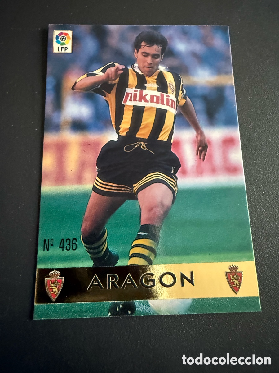 Cromos de F&uacute;tbol: MUNDICROMO 97-98. n 436. EL MEJOR. ARAGON
