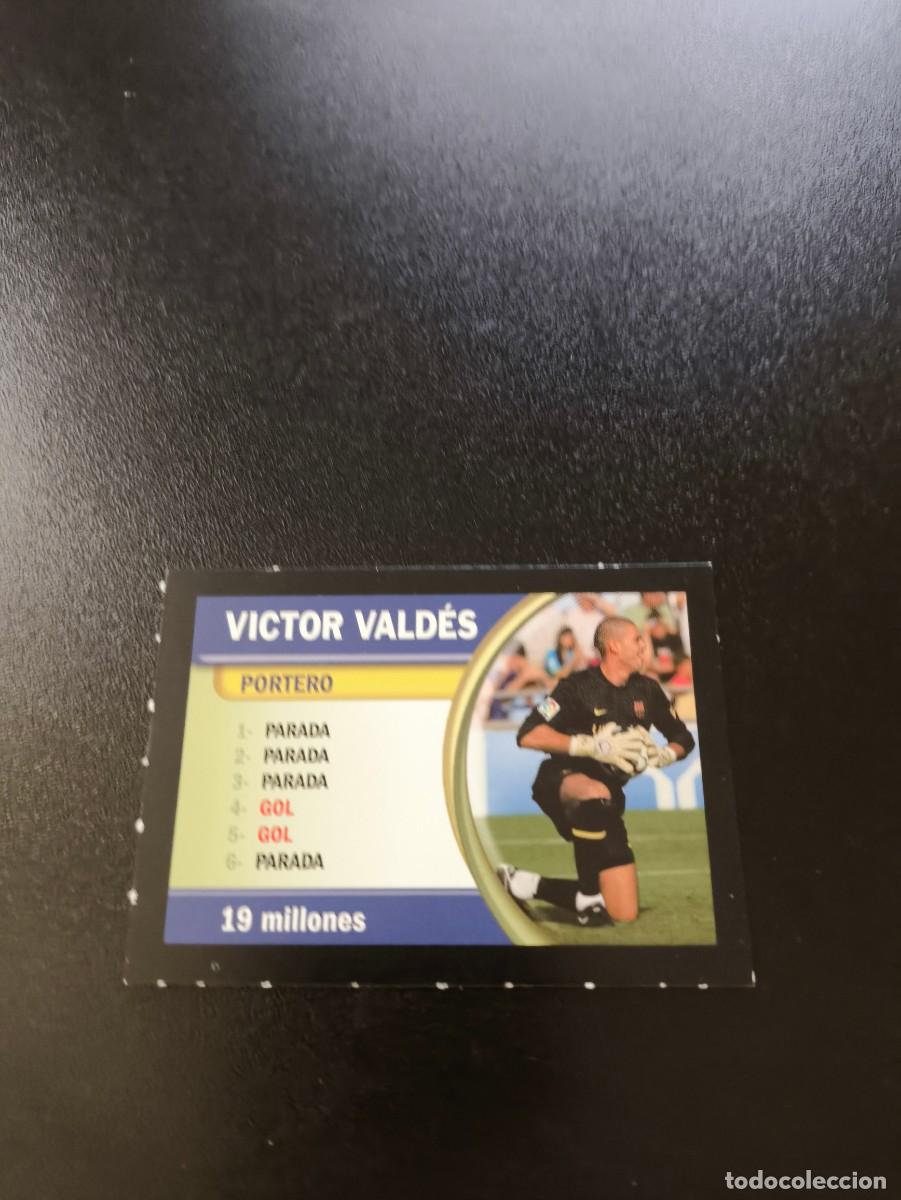 Cromos de F&uacute;tbol: VICTOR VALDES BARCELONA BORRAS FICHAS LIGA 2009 2010 09 10 NO PANINI LIGA ESTE