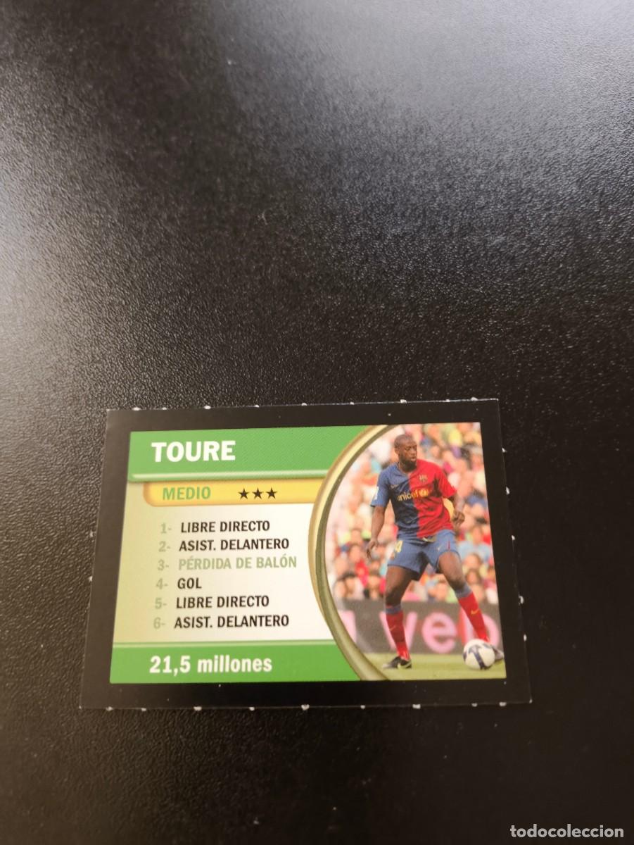 Cromos de F&uacute;tbol: TOURE BARCELONA BORRAS FICHAS LIGA 2009 2010 09 10 NO PANINI LIGA ESTE