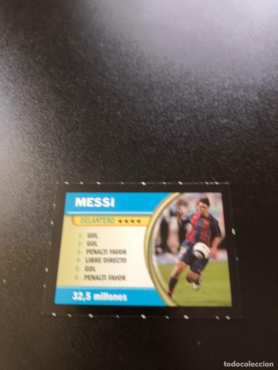 Cromos de F&uacute;tbol: LIONEL MESSI BARCELONA BORRAS FICHAS LIGA 2009 2010 09 10 NO PANINI LIGA ESTE
