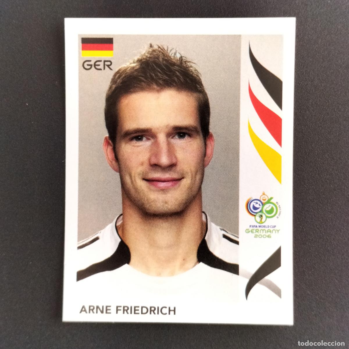 Cromos de F&uacute;tbol: 20 ARNE FRIEDRICH ALEMANIA CROMOS FIFA WORLD CUP GERMANY 2006 MUNDIAL ALEMANIA PANINI