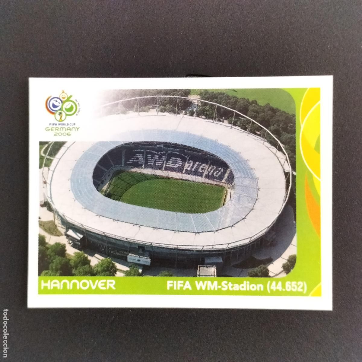 Cromos de F&uacute;tbol: 6 HANNOVER ESTADIO FIFA WM-STADION CROMOS FIFA WORLD CUP GERMANY 2006 MUNDIAL ALEMANIA PANINI