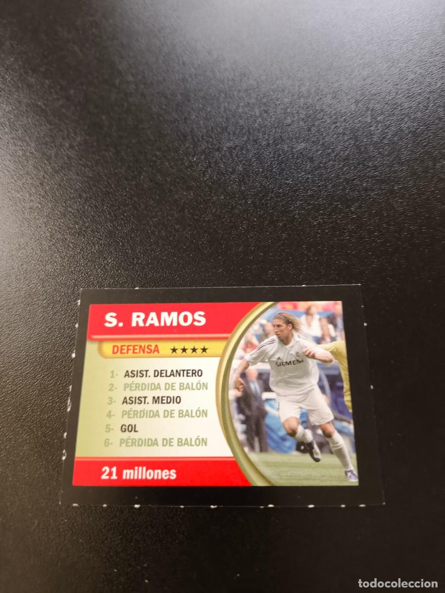 Cromos de F&uacute;tbol: SERGIO RAMOS REAL MADRID BORRAS FICHAS LIGA 2009 2010 09 10 NO PANINI LIGA ESTE