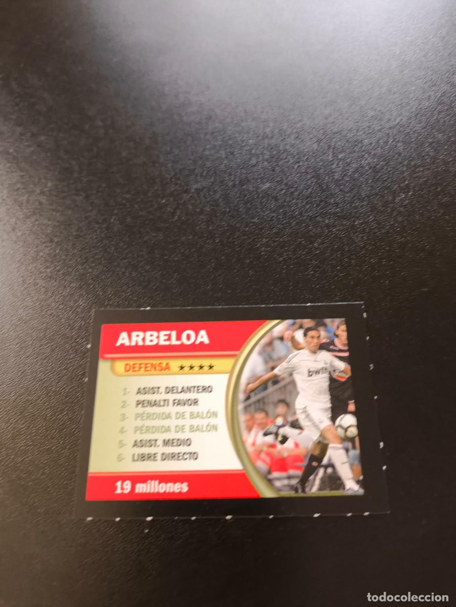 Cromos de F&uacute;tbol: ARBELOA REAL MADRID BORRAS FICHAS LIGA 2009 2010 09 10 NO PANINI LIGA ESTE