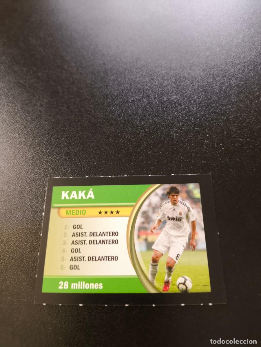 Cromos de F&uacute;tbol: KAKA REAL MADRID BORRAS FICHAS LIGA 2009 2010 09 10 NO PANINI LIGA ESTE