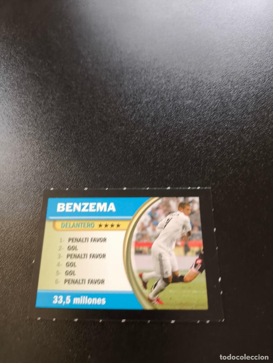 Figurine di Calcio: BENZEMA REAL MADRID BORRAS FICHAS LIGA 2009 2010 09 10 NO PANINI LIGA ESTE