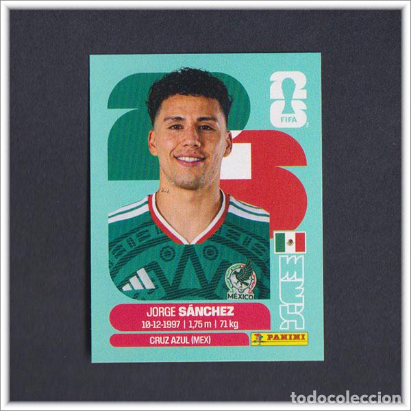 Cromos de F&uacute;tbol: FIFA WORLD CUP 2026 26 MUNDIAL PANINI JORGE SANCHEZ MEX 4 M&Eacute;XICO COLECCI&Oacute;N ALBUM LIGA STICKER