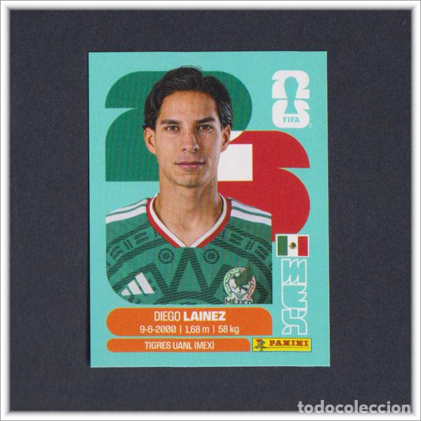 Cromos de F&uacute;tbol: FIFA WORLD CUP 2026 26 MUNDIAL PANINI DIEGO LAINEZ MEX 8 M&Eacute;XICO COLECCI&Oacute;N ALBUM LIGA STICKER