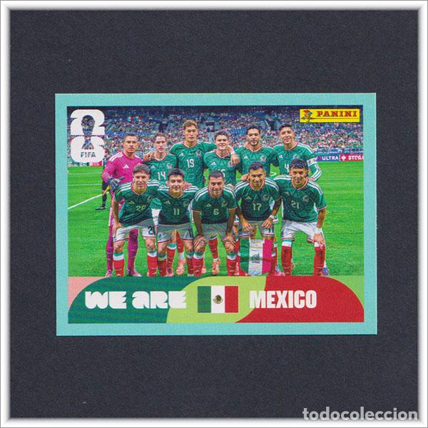 Cromos de F&uacute;tbol: FIFA WORLD CUP 2026 26 MUNDIAL PANINI EQUIPO ALINEACI&Oacute;N MEX 13 M&Eacute;XICO COLECCI&Oacute;N ALBUM LIGA STICKER