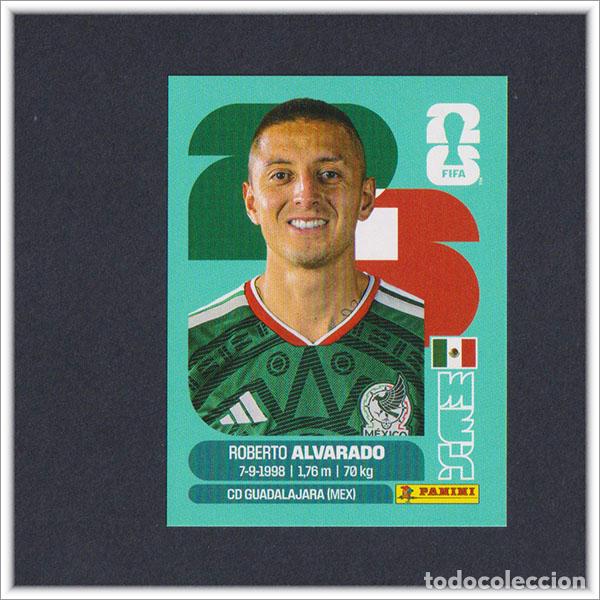Football Stickers: FIFA WORLD CUP 2026 26 MUNDIAL PANINI ROBERTO ALVARADO MEX 19 M&Eacute;XICO COLECCI&Oacute;N ALBUM LIGA STICKER