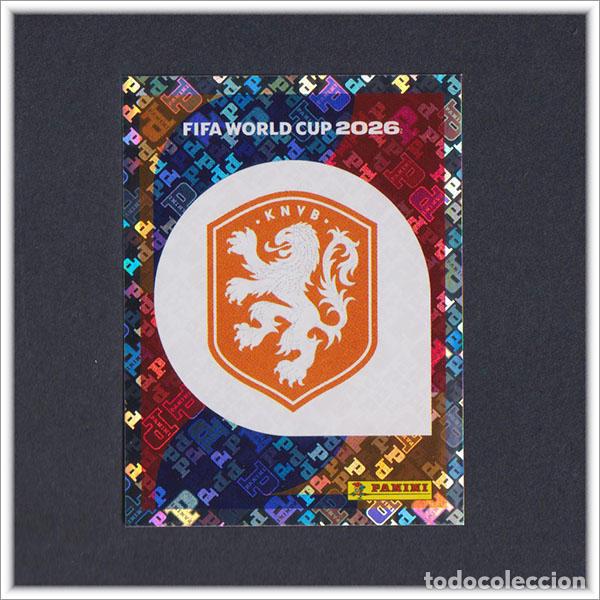 Cromos de F&uacute;tbol: FIFA WORLD CUP 2026 26 MUNDIAL PANINI ESCUDO NED 1 HOLANDA COLECCI&Oacute;N ALBUM LIGA STICKER