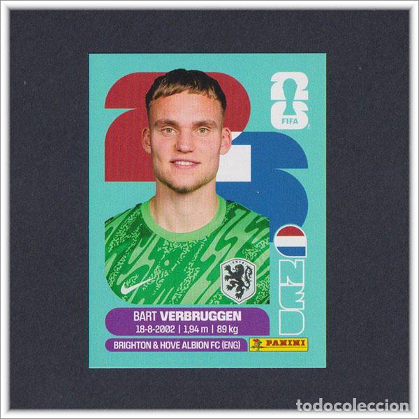 Cromos de F&uacute;tbol: FIFA WORLD CUP 2026 26 MUNDIAL PANINI VERBRUGGEN NED 2 HOLANDA COLECCI&Oacute;N ALBUM LIGA STICKER