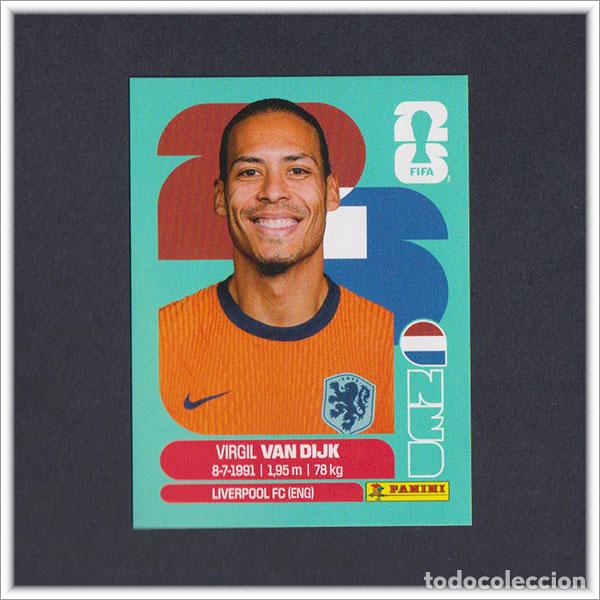 Cromos de F&uacute;tbol: FIFA WORLD CUP 2026 26 MUNDIAL PANINI VAN DIJK NED 3 HOLANDA COLECCI&Oacute;N ALBUM LIGA STICKER