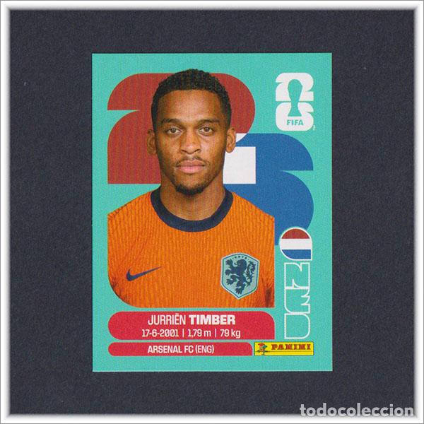 Cromos de F&uacute;tbol: FIFA WORLD CUP 2026 26 MUNDIAL PANINI TIMBER NED 5 HOLANDA COLECCI&Oacute;N ALBUM LIGA STICKER