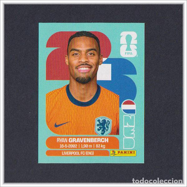 Cromos de F&uacute;tbol: FIFA WORLD CUP 2026 26 MUNDIAL PANINI GRAVENBERCH NED 11 HOLANDA COLECCI&Oacute;N ALBUM LIGA STICKER