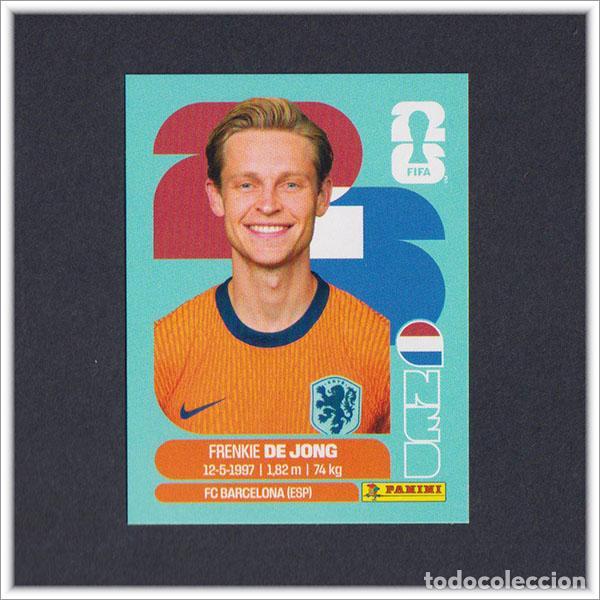 Cromos de F&uacute;tbol: FIFA WORLD CUP 2026 26 MUNDIAL PANINI DE JONG NED 14 HOLANDA COLECCI&Oacute;N ALBUM LIGA STICKER